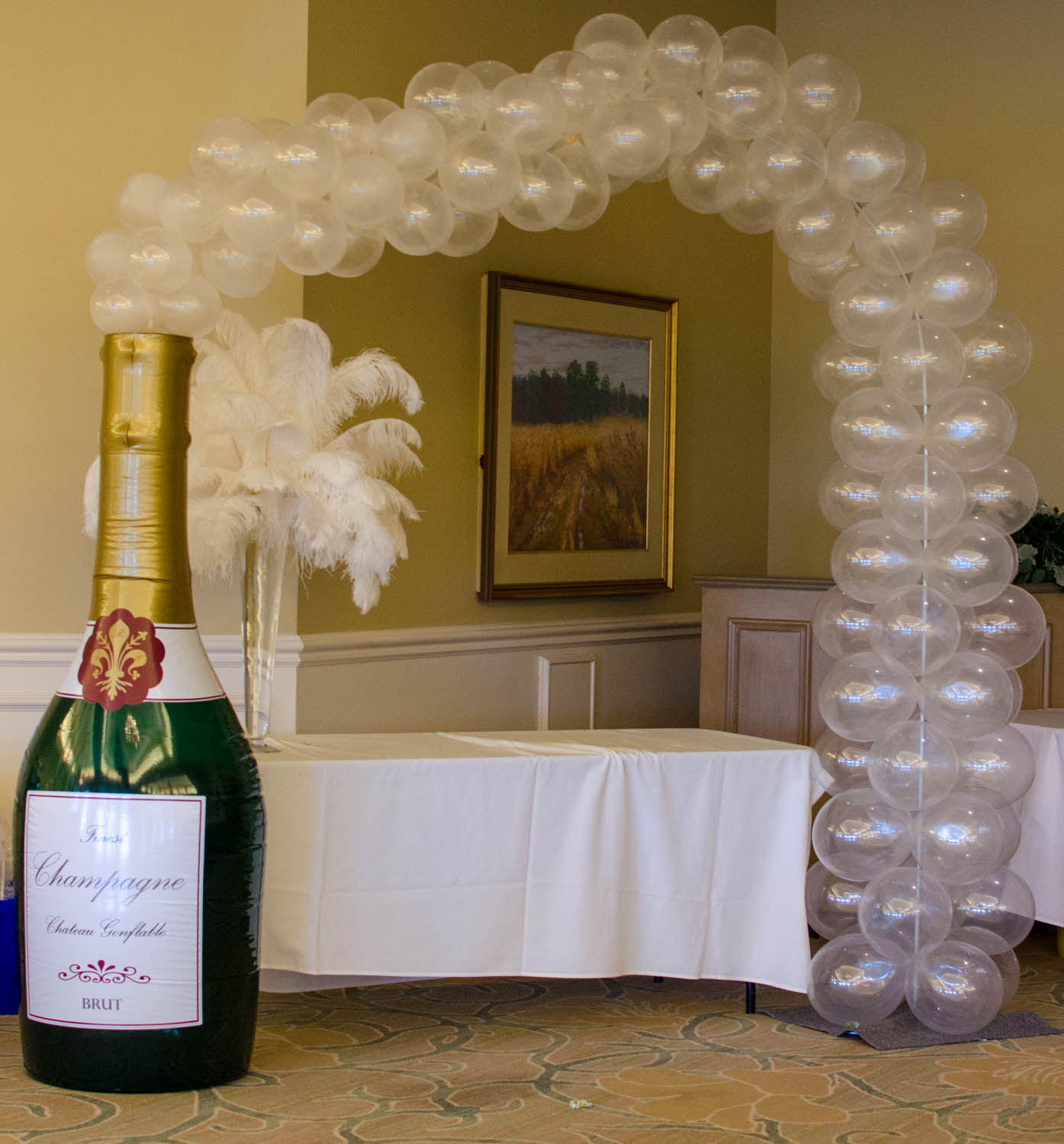 Champagne Balloon Arch Naples